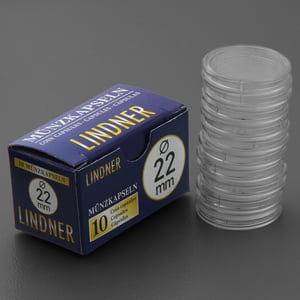 Münzkapseln 22mm 10er-Packung - Hauptansicht