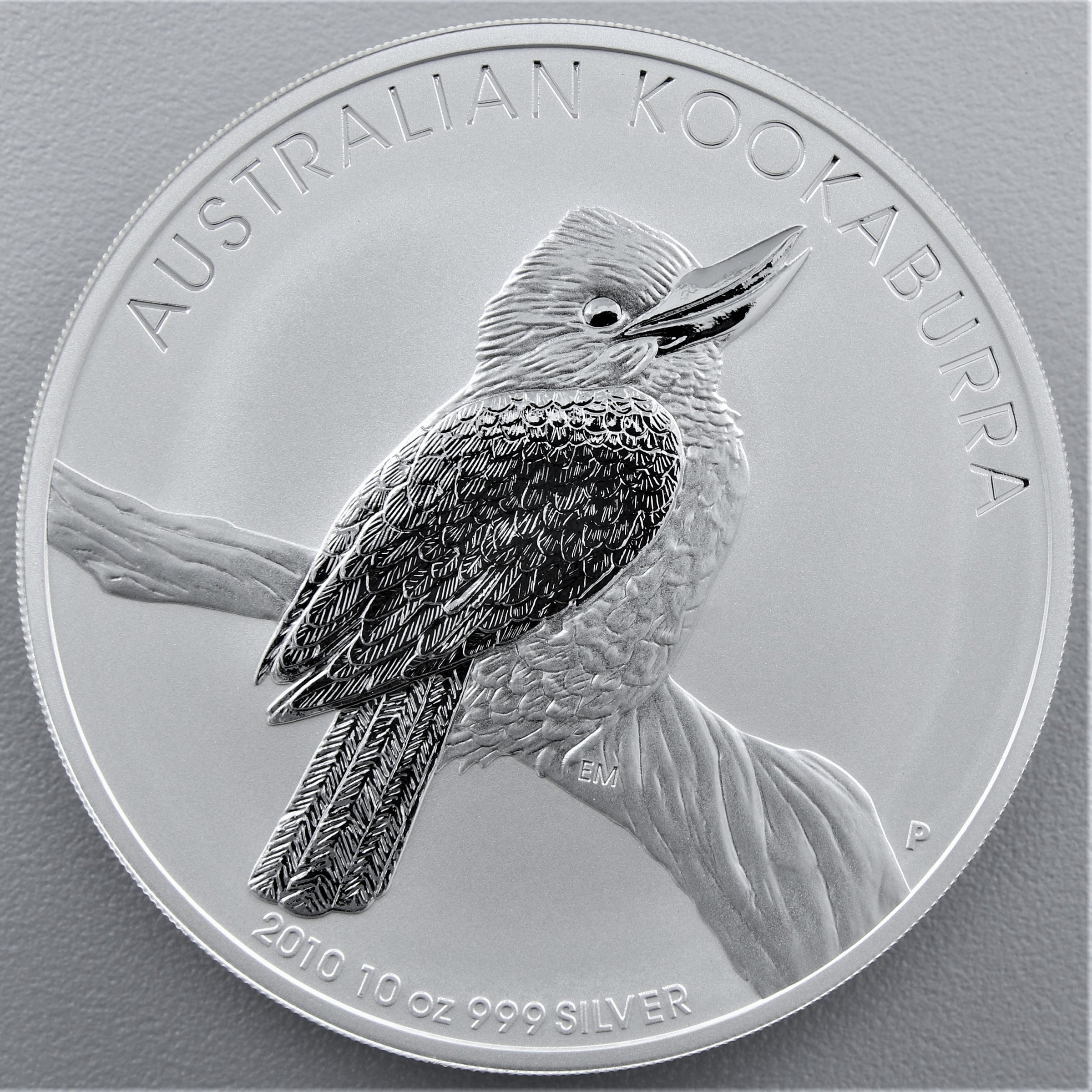 Silbermünze 10oz "Kookaburra" 2010 (Australien) - Hauptansicht