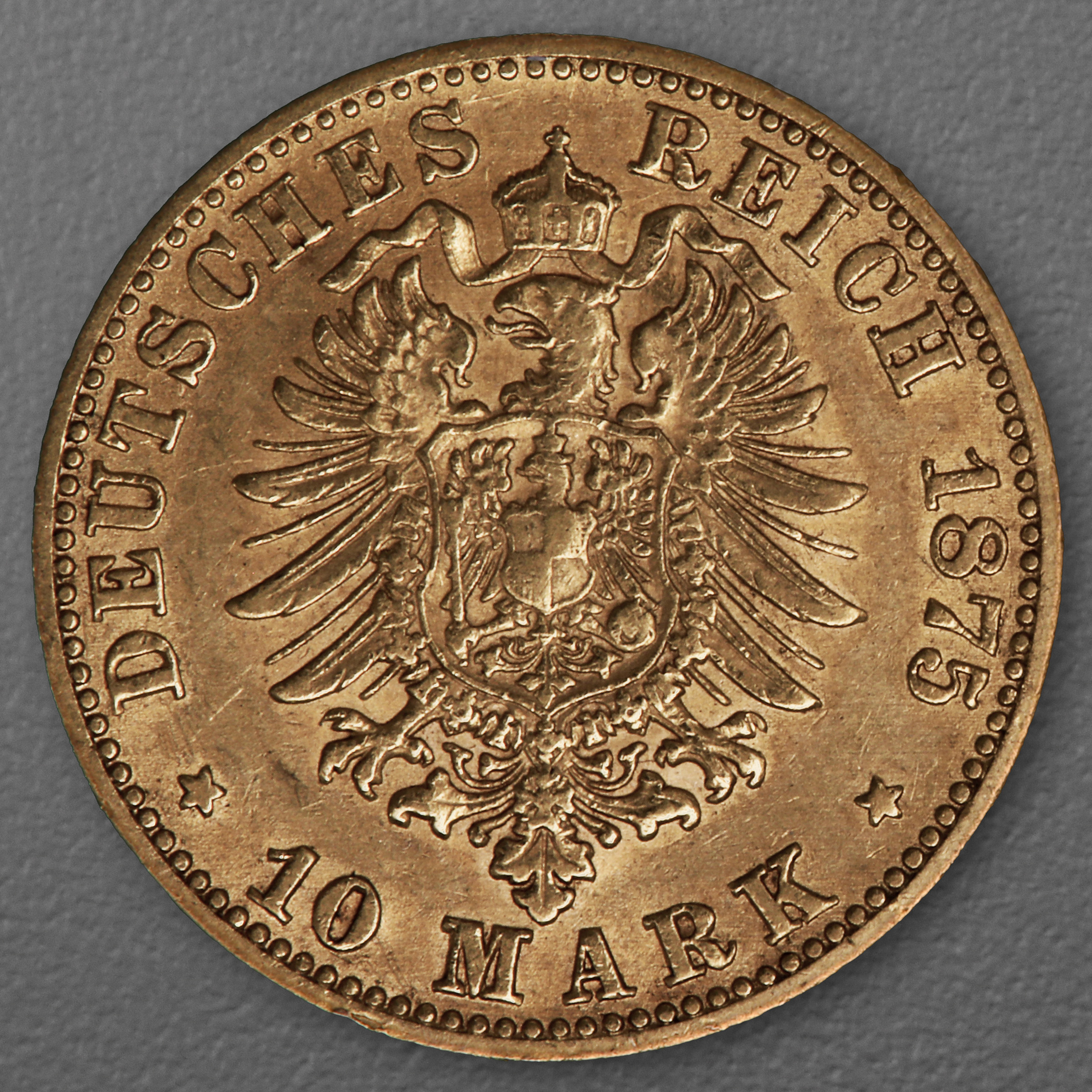 Goldmünze 10 Mark "Friedrich I." 1875-G J.186 (Baden) - Detailansicht 1