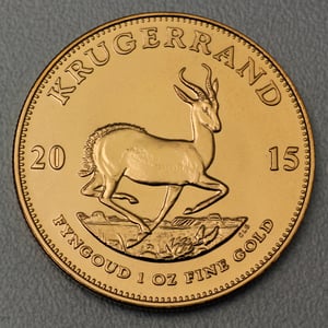 Goldmünze 1oz "Krügerrand" 2015 (Südafrika) - Hauptansicht
