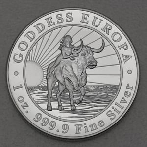 Silbermünze 1oz "Goddess Europa" 2023 (Tschad) - Hauptansicht