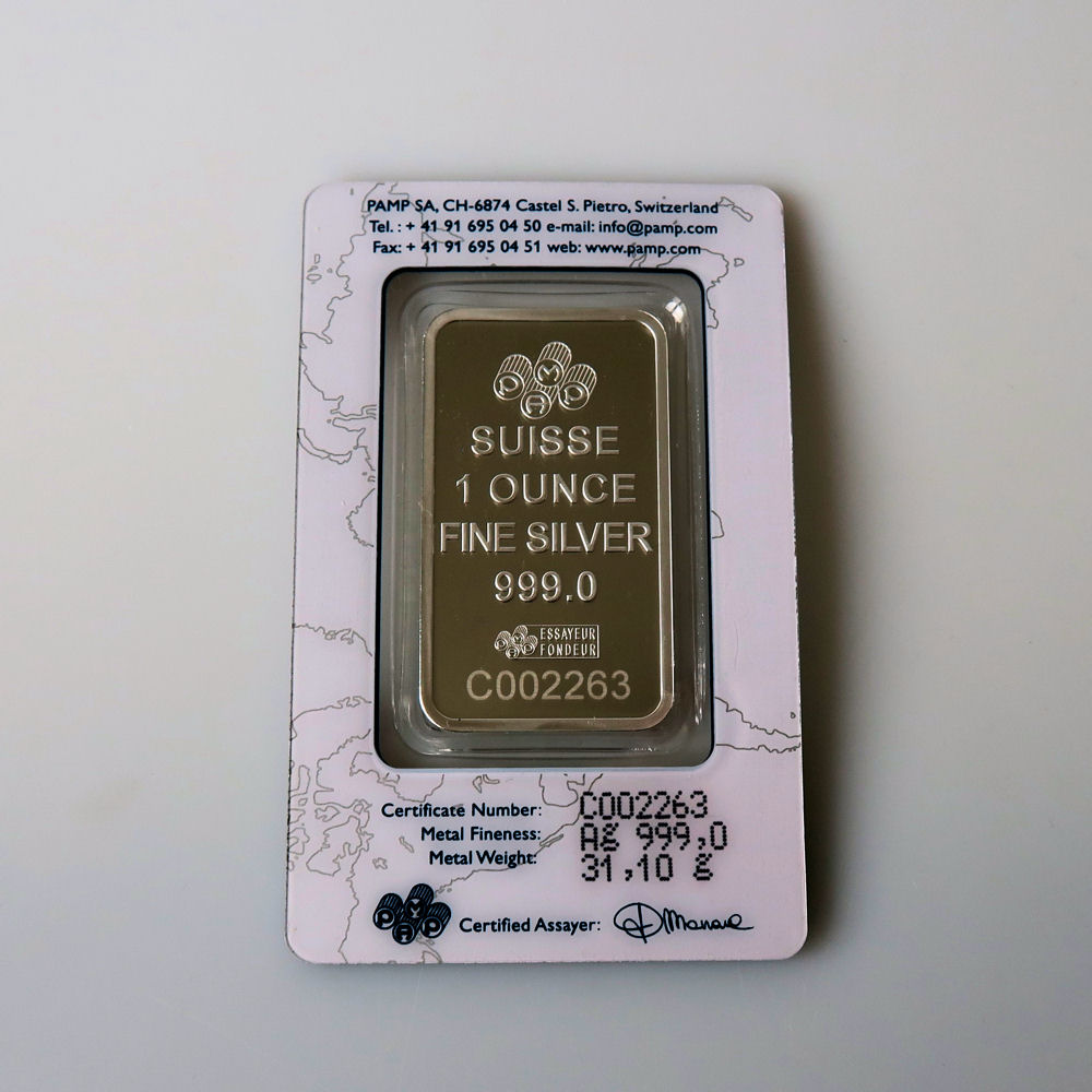 Silberbarren 1oz "Fortuna" PAMP - Detailansicht 2