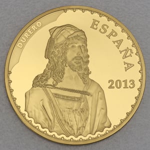 Goldmünze 400 Euro "Adam & Eva" 2013 (Spanien) - Miniaturansicht 2