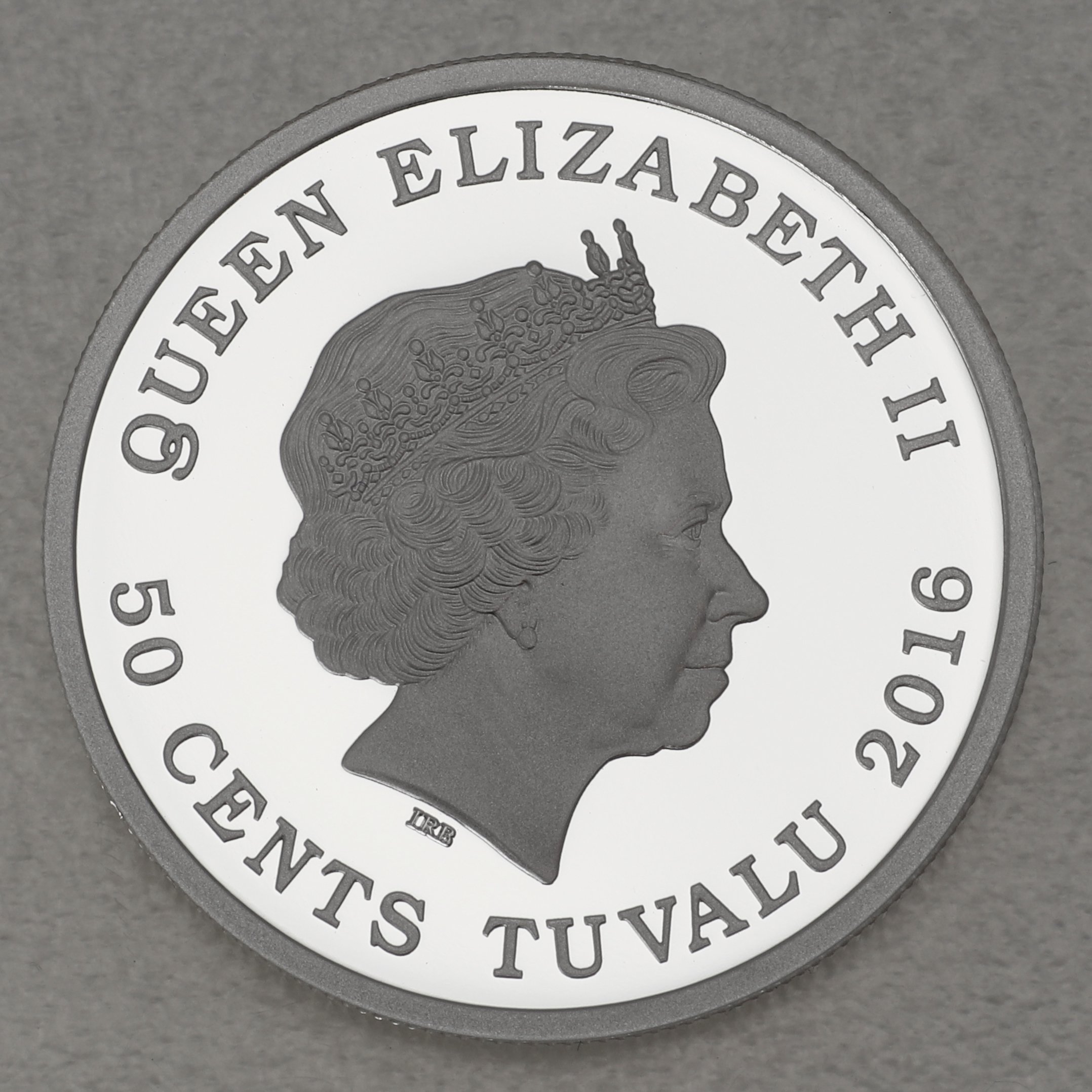 Silbermünze 1/2oz "Labrador Puppies 2016" (Tuvalu) Always Together (Tuvalu) - Detailansicht 1