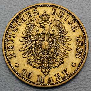 Goldmünze 10 Mark "Friedrich III." (Preußen) - Miniaturansicht 2