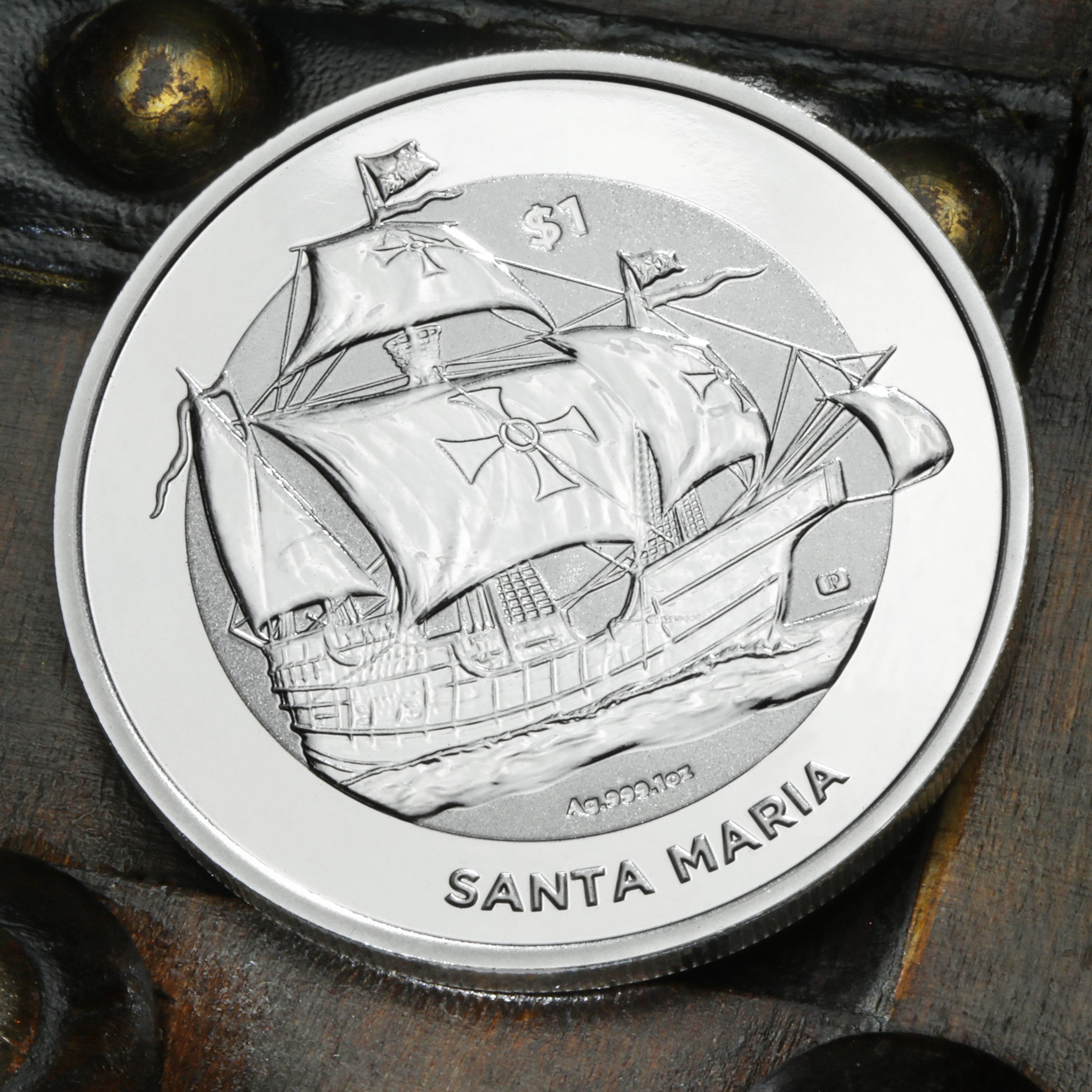 Silbermünze 1oz "Santa Maria" 2022 (Britische Jungferninseln) - Detailansicht 4