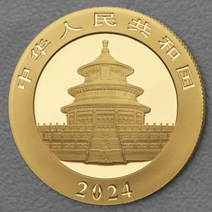 Goldmünze 15g "Panda" 2024 (China) - Miniaturansicht 2