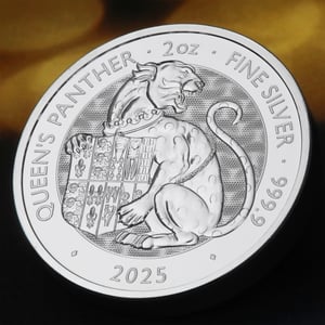 Silbermünze 2oz "Queen’s Panther" 2025 Royal Tudor Beasts 19% (Großbritannien) - Miniaturansicht 5