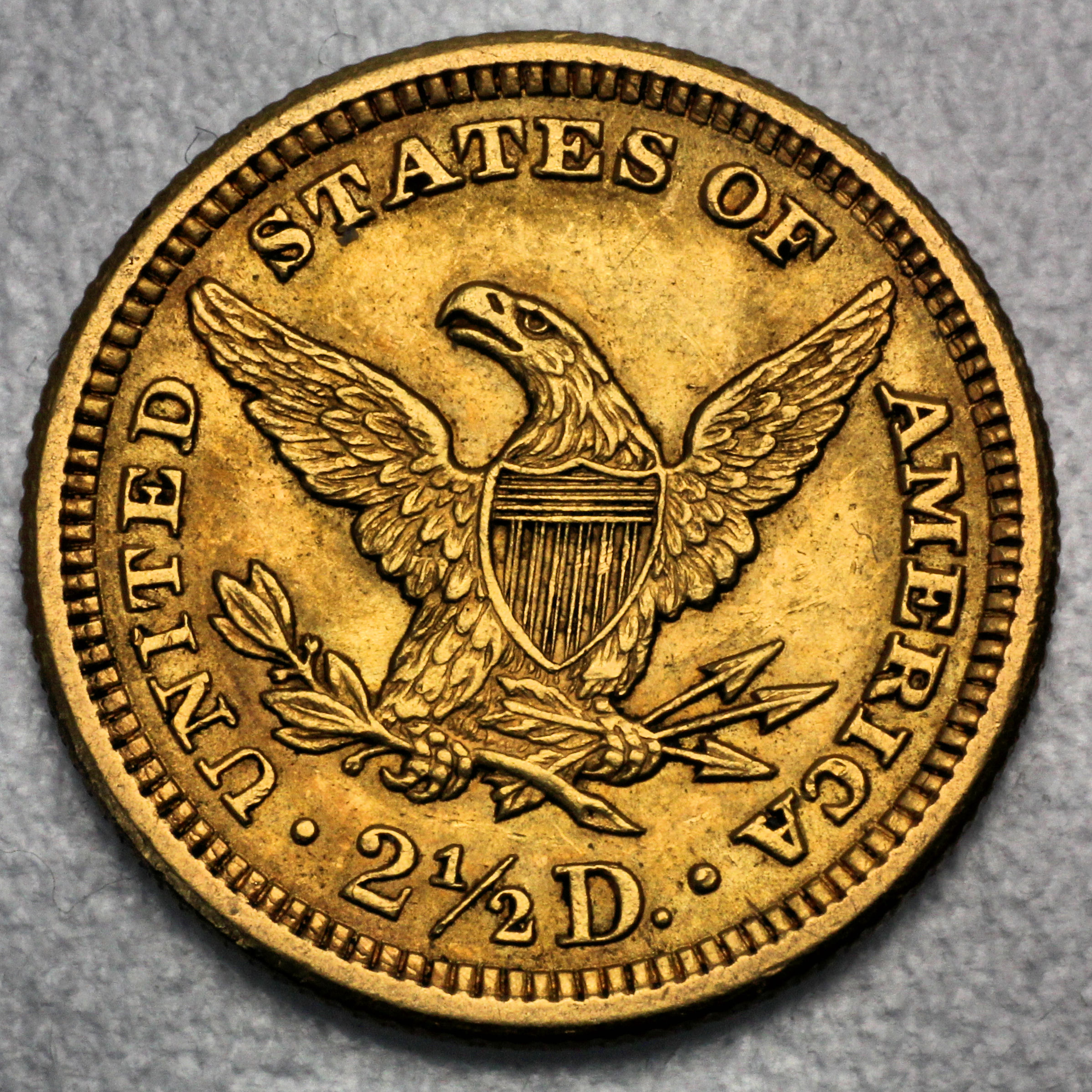 Goldmünze 2,5 Dollar "Quarter Eagle" (USA) - Detailansicht 1