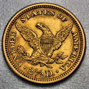 Goldmünze 2,5 Dollar "Quarter Eagle" (USA) - Miniaturansicht 2