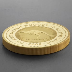 Goldmünze 10oz "Känguru" 2000 Australian Nugget (Australien) - Miniaturansicht 3