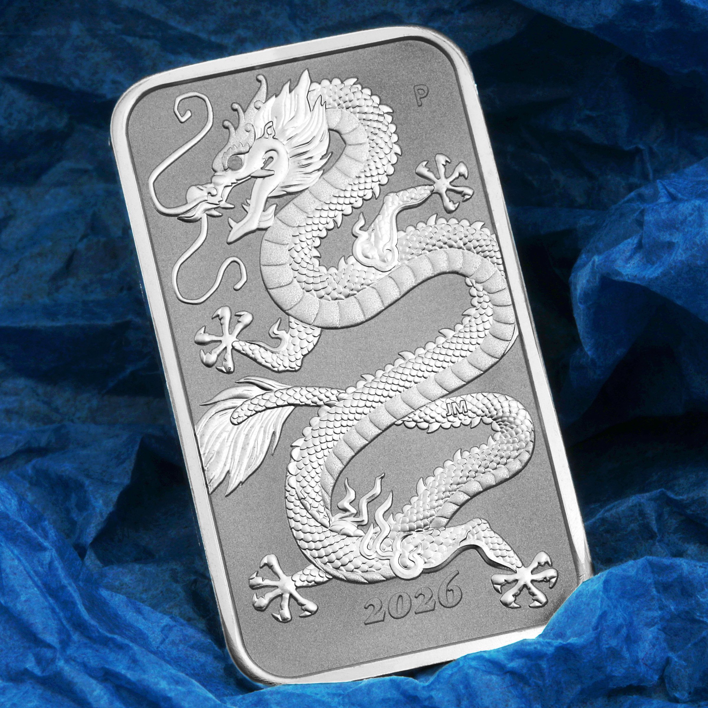 Silbermünzbarren 1oz "Rectangular Dragon" 2026 (Australien) - Detailansicht 5