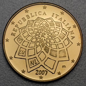 Goldmünze 20 Euro "Trattati di Roma" 2007 (Italien) - Miniaturansicht 2