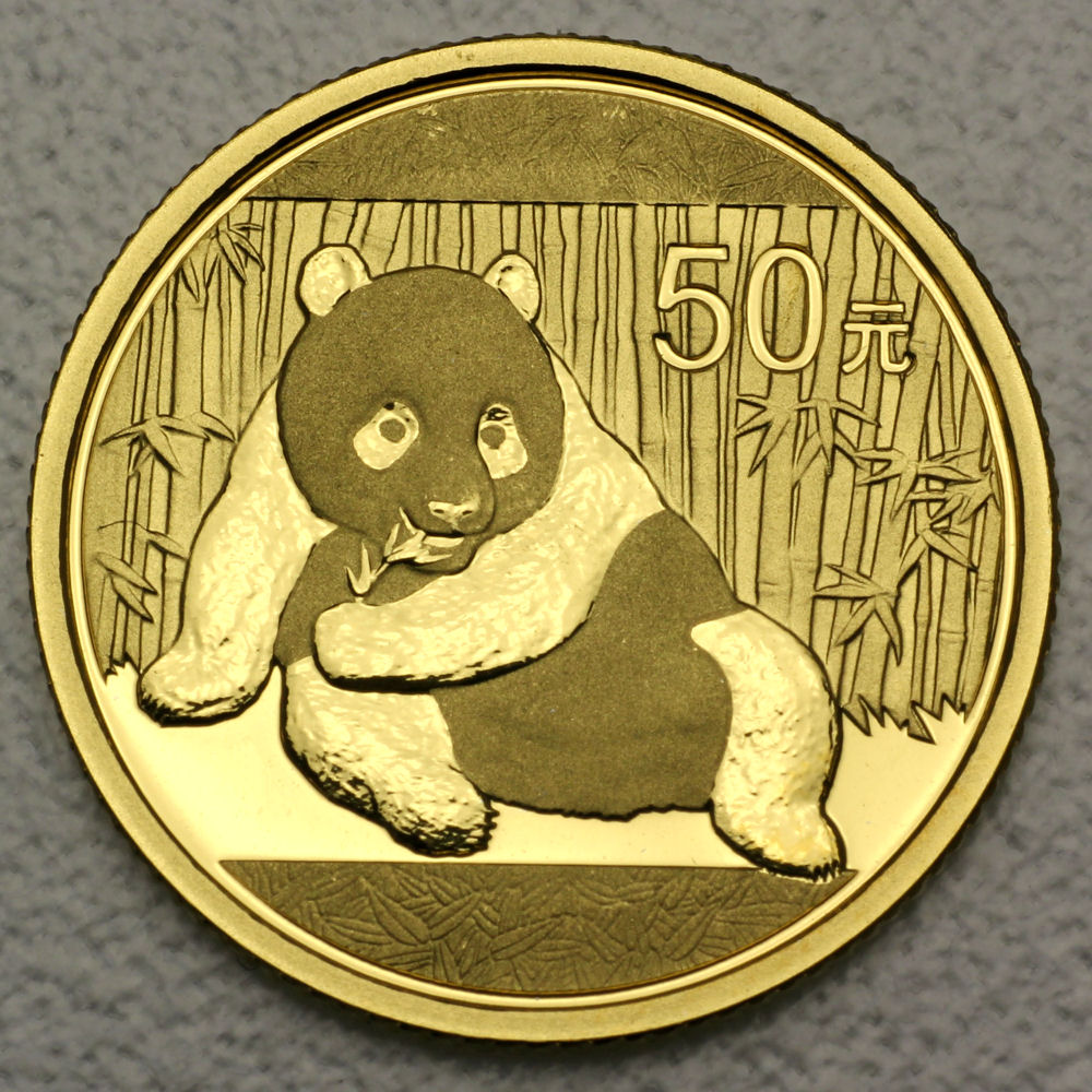 Goldmünze 1/10oz "Panda" 2015 (China) - Hauptansicht