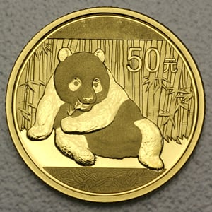 Goldmünze 1/10oz "Panda" 2015 (China) - Hauptansicht