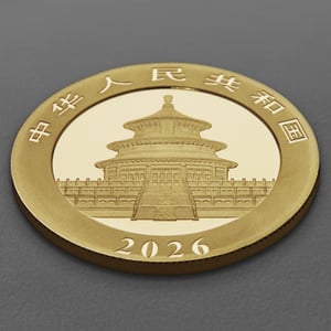Goldmünze 15g "Panda" 2026 (China) - Miniaturansicht 4