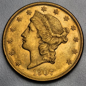 Goldmünze 20 Dollar "Liberty-Double Eagle" (USA) - Hauptansicht