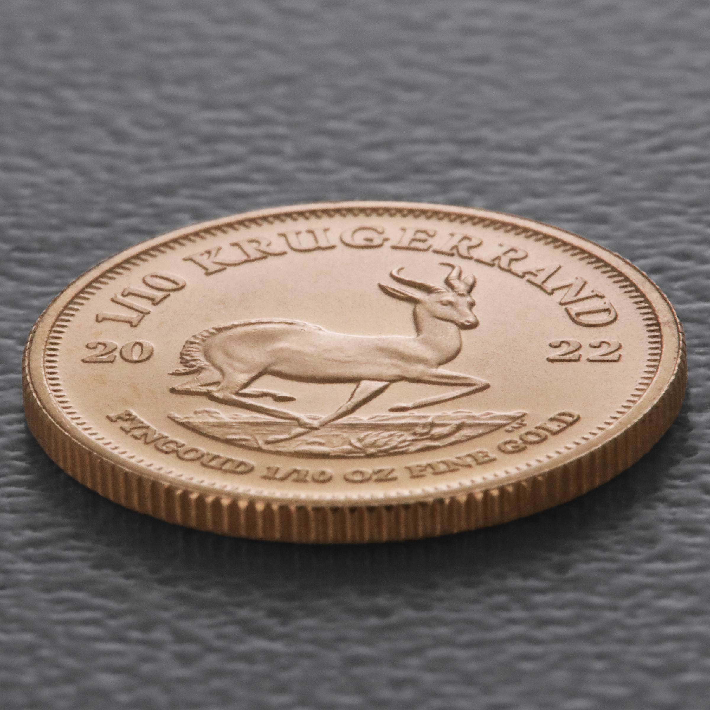 Goldmünze 1/10oz "Krügerrand" 2022 (Südafrika) - Detailansicht 2