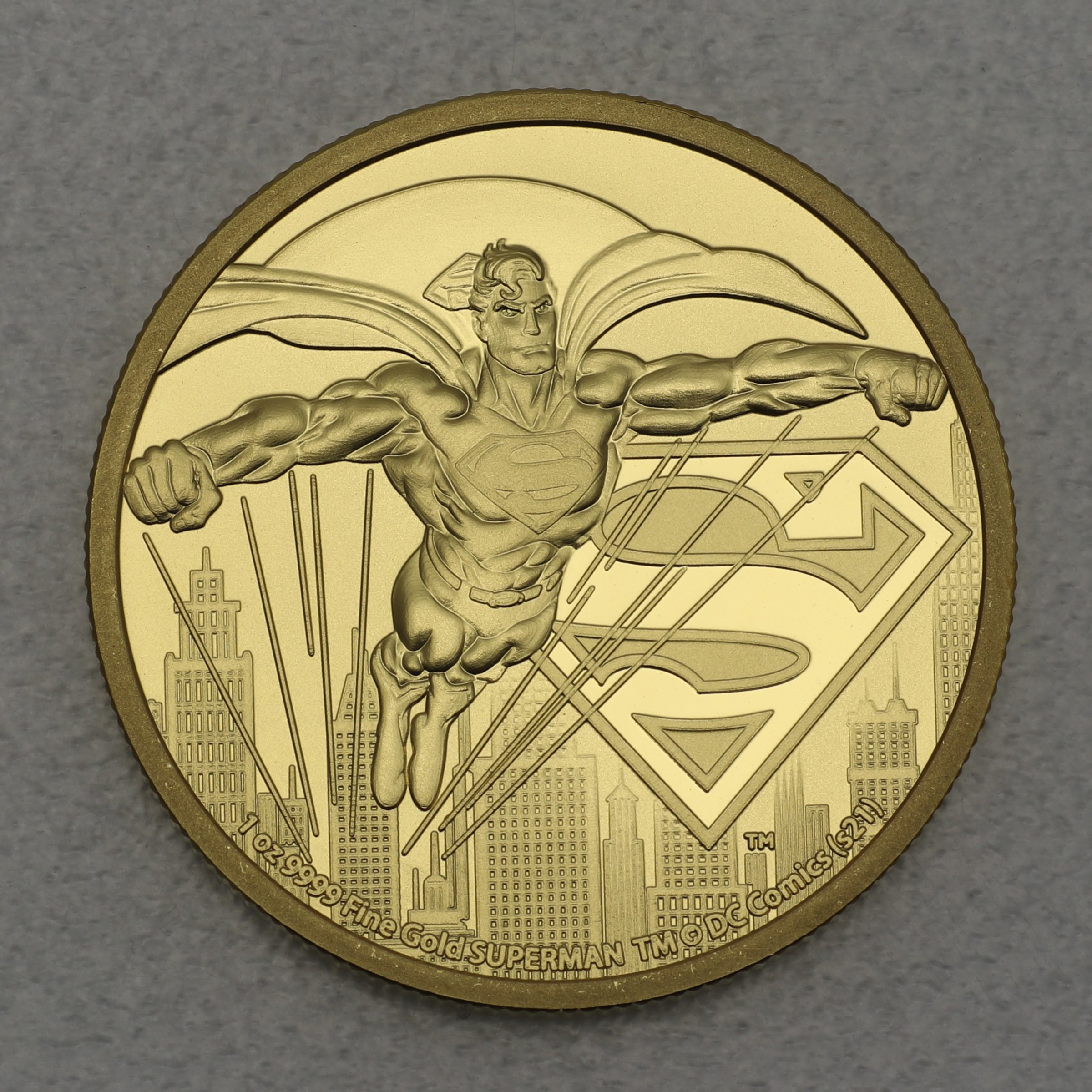 Goldmünze 1oz "Superman" 2021 DC Comics (Niue) - Hauptansicht
