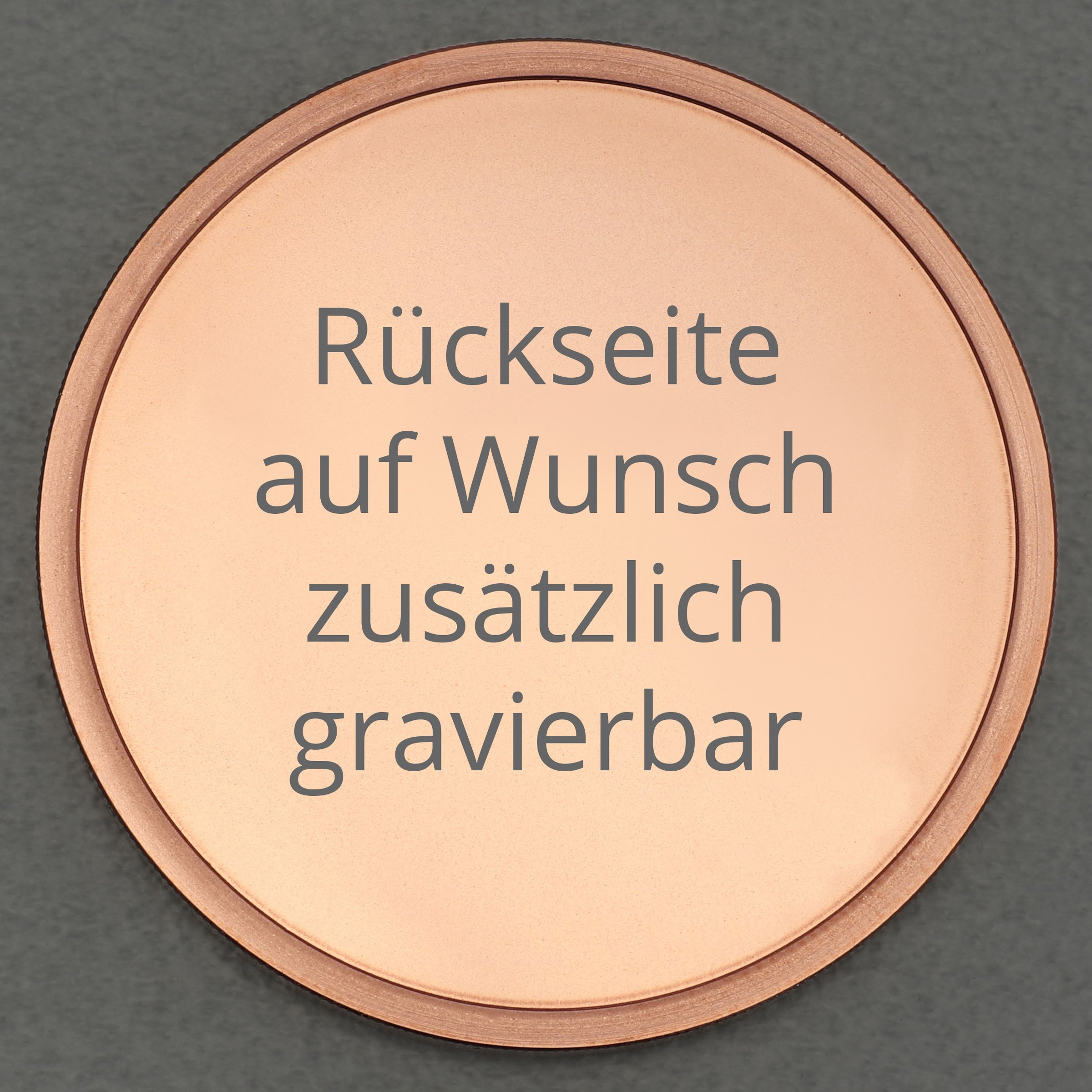 Kupfermedaille "Sternzeichen Stier" Gravurmedaille - Detailansicht 3