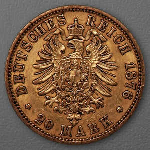 Goldmünze 20 Mark "Wilhelm I." 1876-A J.246 (Preußen) - Miniaturansicht 2
