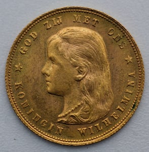 Goldmünze 10 Gulden "Wilhelmina" verschiedene Jahrgänge (Niederlande) - Miniaturansicht 3