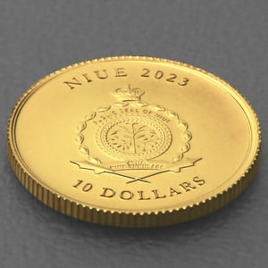 Goldmünze 1/10oz "Vivat Humanitas" 2023 (PL) (Niue) - Miniaturansicht 4