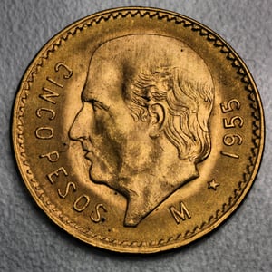 Goldmünze 5 Pesos "Hidalgo" Centenario (Mexiko) - Hauptansicht
