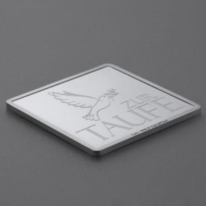 Silberbarren 1oz "Zur Taufe" Gravurbarren quadratisch - Miniaturansicht 3