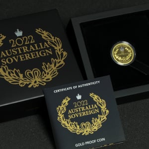 Goldmünze "Australia Sovereign" 2022 (PP) Privy Mark 70 (Australien) - Miniaturansicht 3