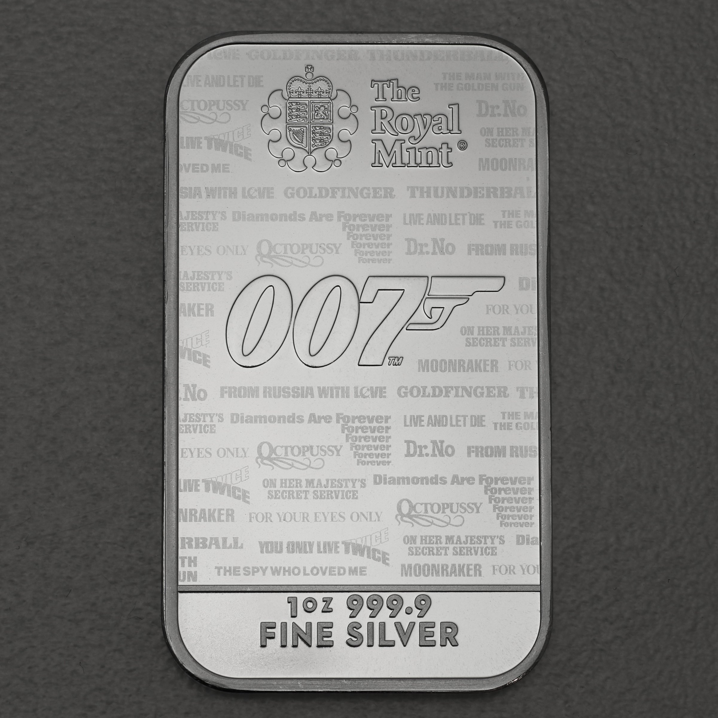 Silberbarren 1oz "James Bond - NO TIME TO DIE" - Detailansicht 1