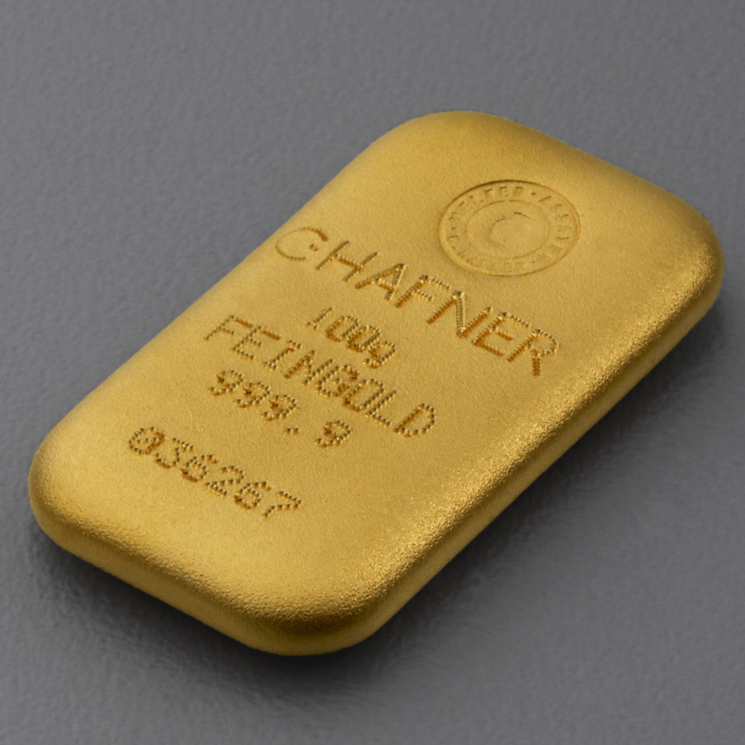 Goldbarren 100g "C.HAFNER - Gussform" - Detailansicht 5