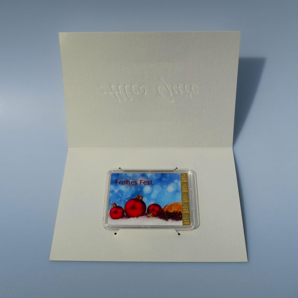Geschenk-Karte "Alles Gute" mit goldenem Umschlag - Detailansicht 9