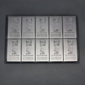 Münztafel 10 x 10g Ag "CombiCoin" 19% (Cook Islands) - Miniaturansicht 4