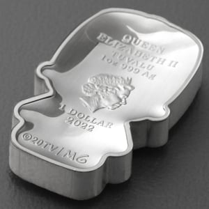 Silbermünze 1oz "Homer Simpson" 2022 (koloriert) Minted Mini – The Simpsons 19% (Tuvalu) - Miniaturansicht 4