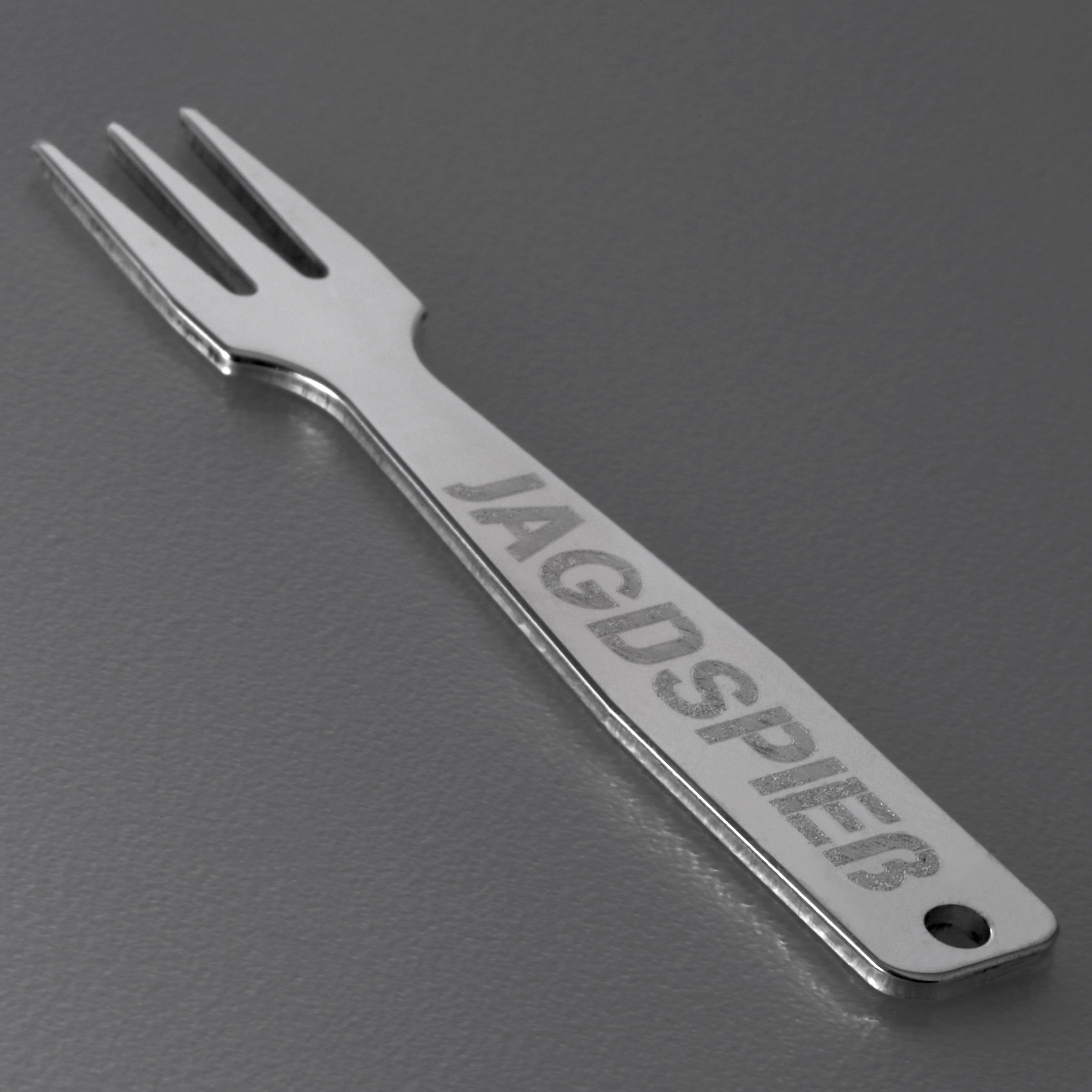 Gourmet-Gabel "Jagdspieß" Sterling-Silber - Detailansicht 2