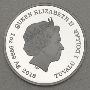 Silbermünze 1oz "Powerful Owl" 2018 Australias Endangered + Extinct (Tuvalu) - Miniaturansicht 2