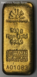 Goldbarren 500g "Resale" (div. Hersteller) - Miniaturansicht 5