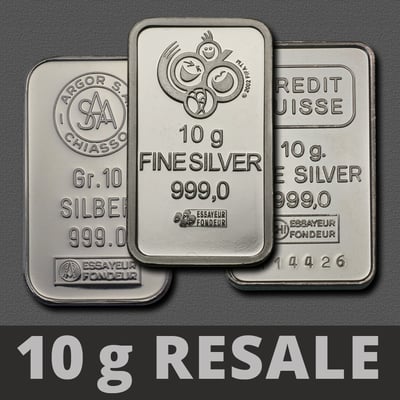 Silberbarren 10g (Resale) - Miniaturansicht 1
