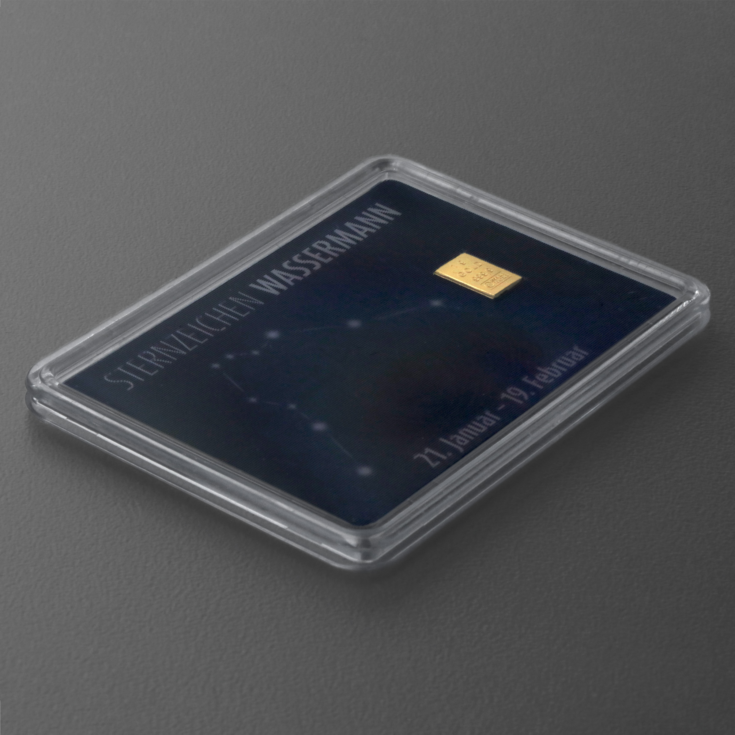 Goldbarren 1g "Sternzeichen: Wassermann" (Flip) - Detailansicht 4