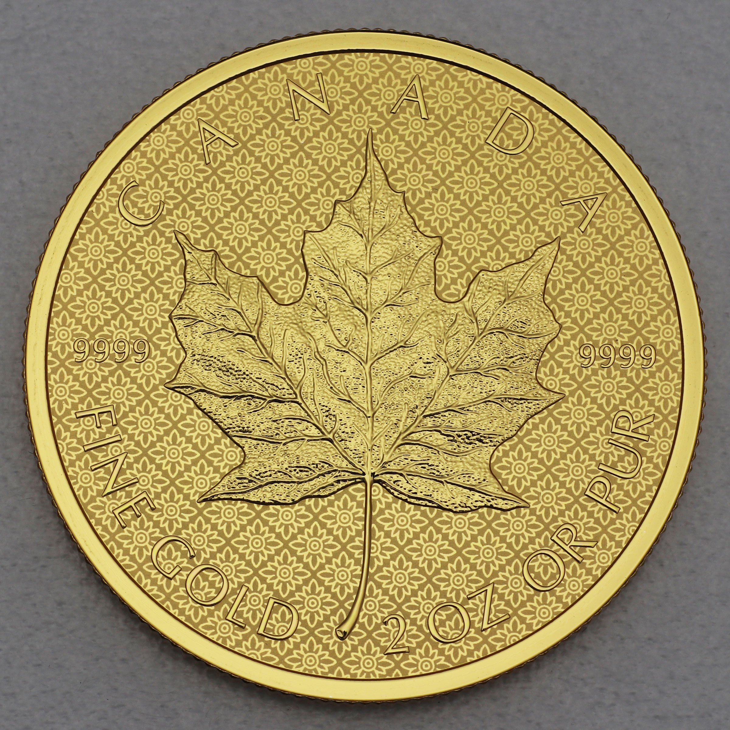 Goldmünze 2oz "Maple Leaf" 2021 Reverse Proof (Kanada) - Detailansicht 1