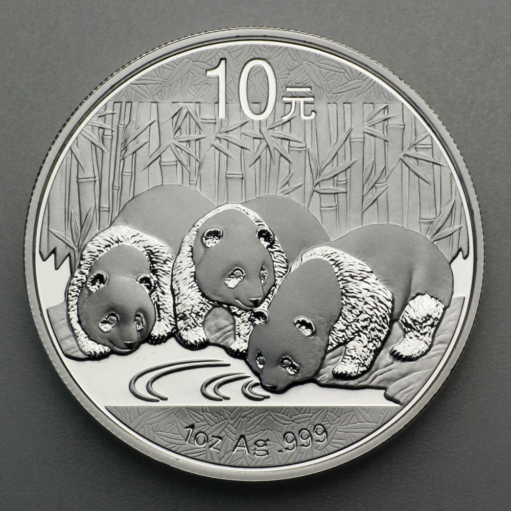 Silbermünze 1oz "Panda" 2013 (China) - Hauptansicht