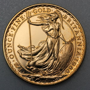 Goldmünze 1/2oz "Britannia" vor 2013 (22kt) (Großbritannien) - Hauptansicht