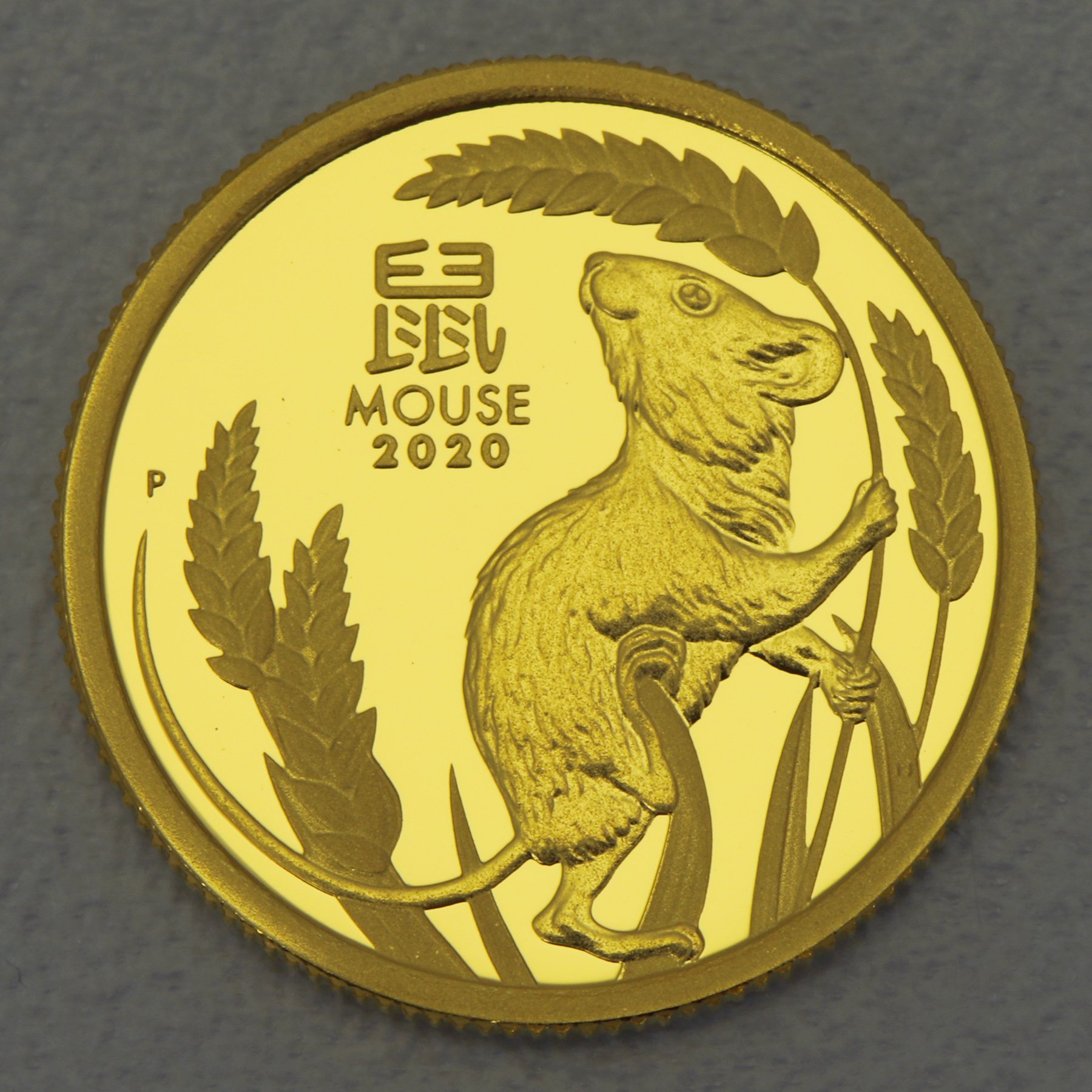 Goldmünze 1/10oz "Maus" 2020 (PP) Lunar III – Year of the Mouse (Australien) - Hauptansicht