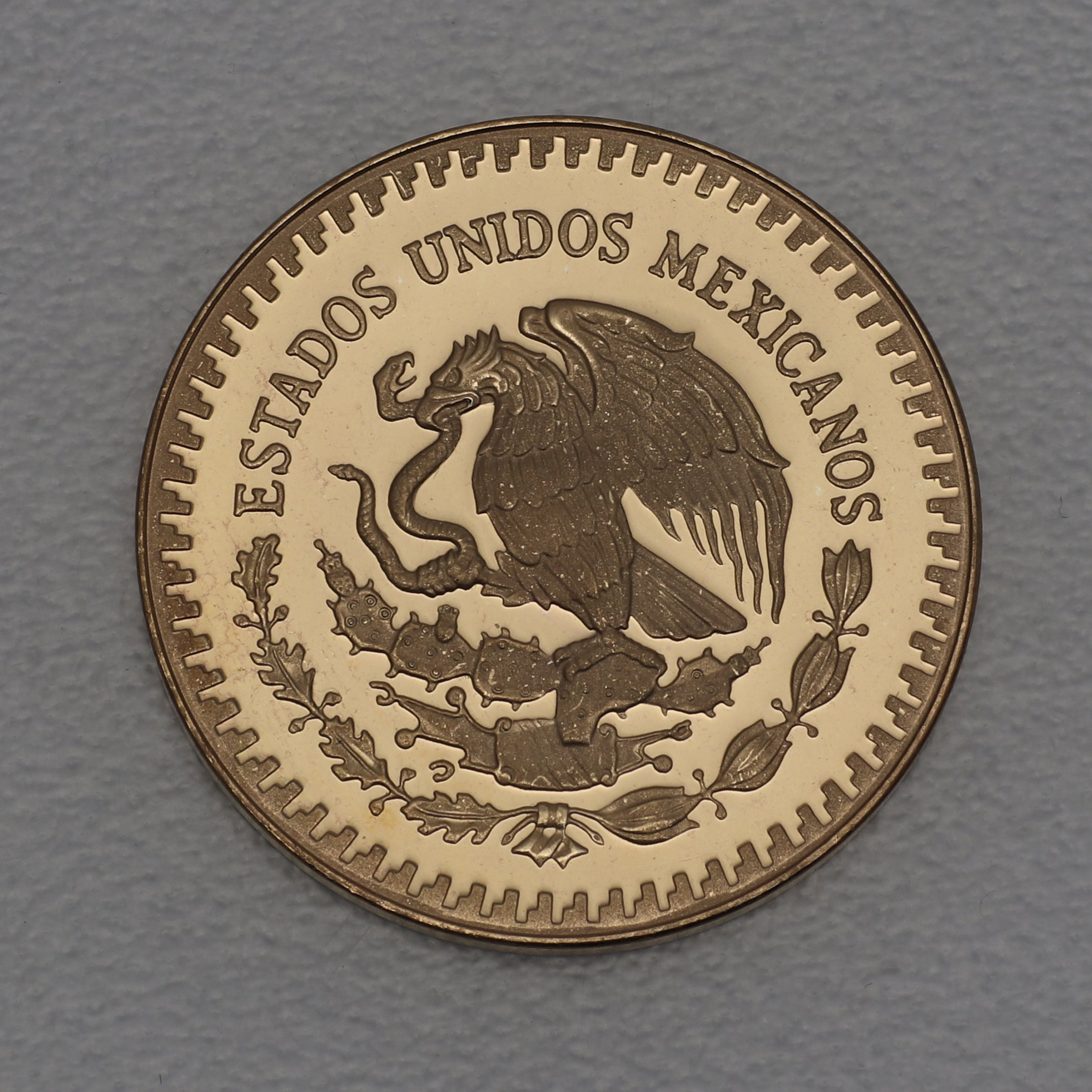 Goldmünze 500 Pesos "Fußballspieler" 1986 Fußballweltmeisterschaft 1986 (Mexiko) - Detailansicht 1