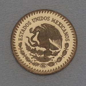 Goldmünze 500 Pesos "Fußballspieler" 1986 Fußballweltmeisterschaft 1986 (Mexiko) - Miniaturansicht 2
