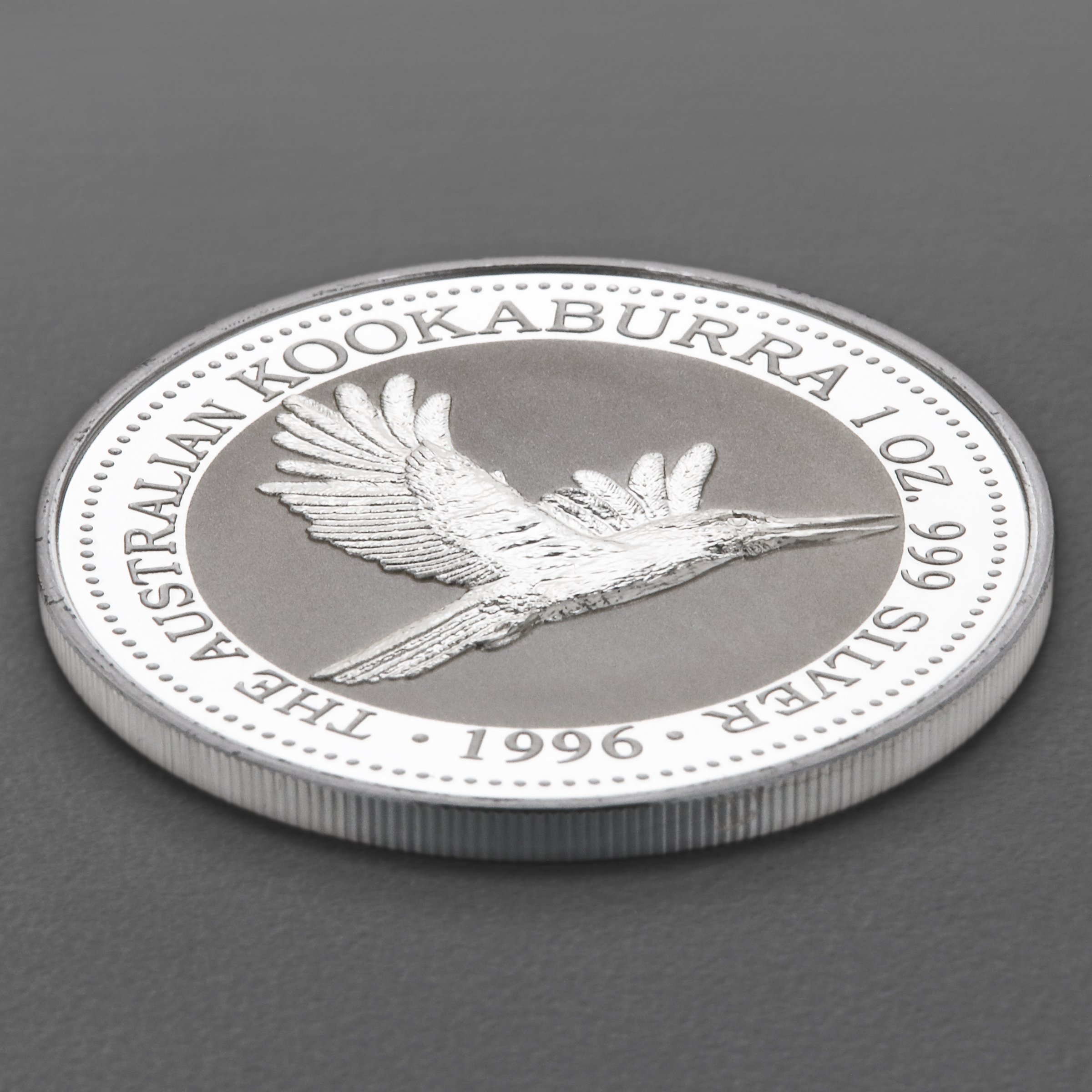 Silbermünze 1oz "Kookaburra" 1996 (Australien) - Detailansicht 2