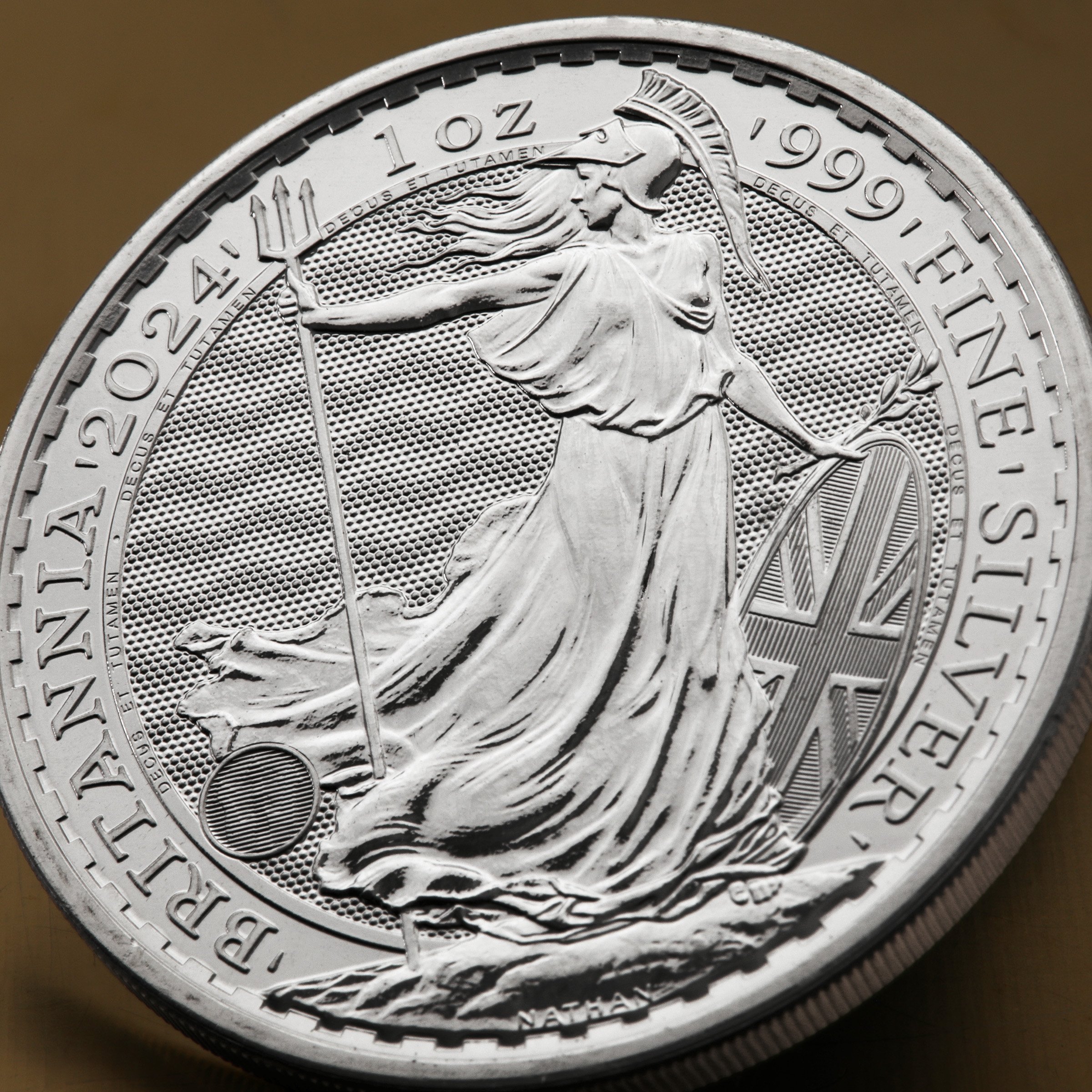 Silbermünze 1oz "Britannia" 2024 diff. (Großbritannien) - Detailansicht 4