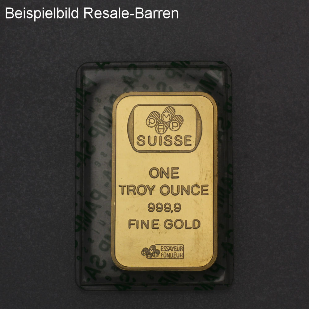 Goldbarren 1oz "Resale" (div. Hersteller) - Detailansicht 1