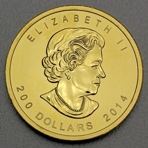 Goldmünze 1oz "Howling Wolf" 2014 Call of the wild (Kanada) - Miniaturansicht 2